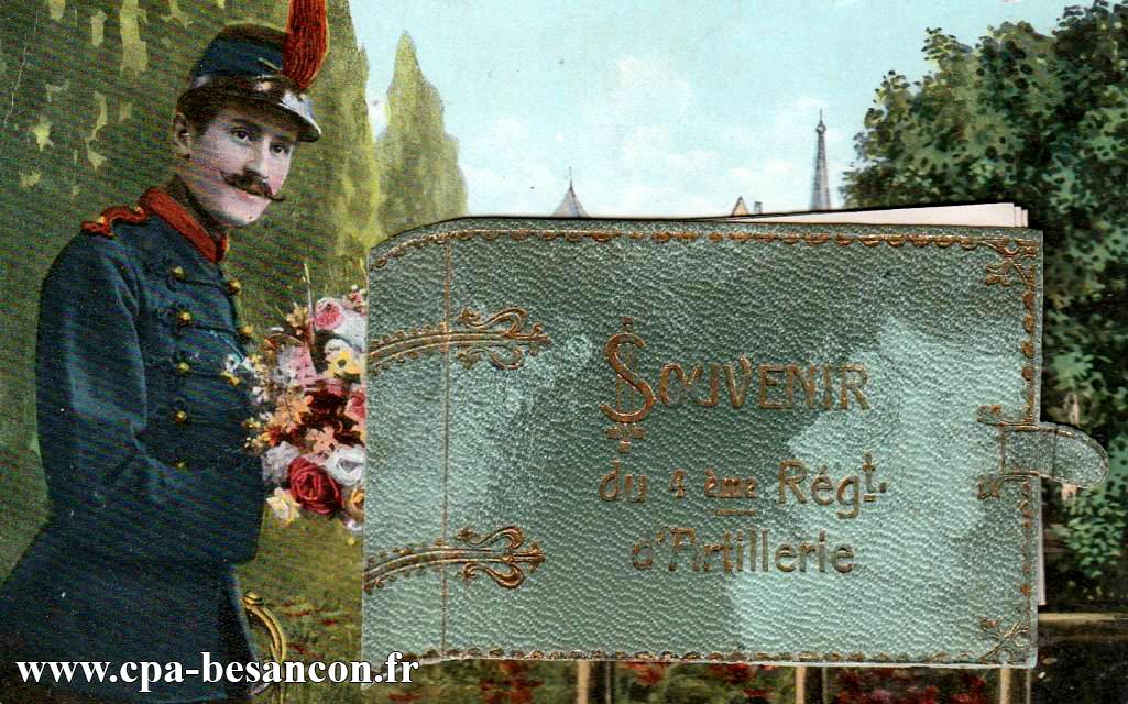 Souvenir du 4ème Régt. d'Artillerie